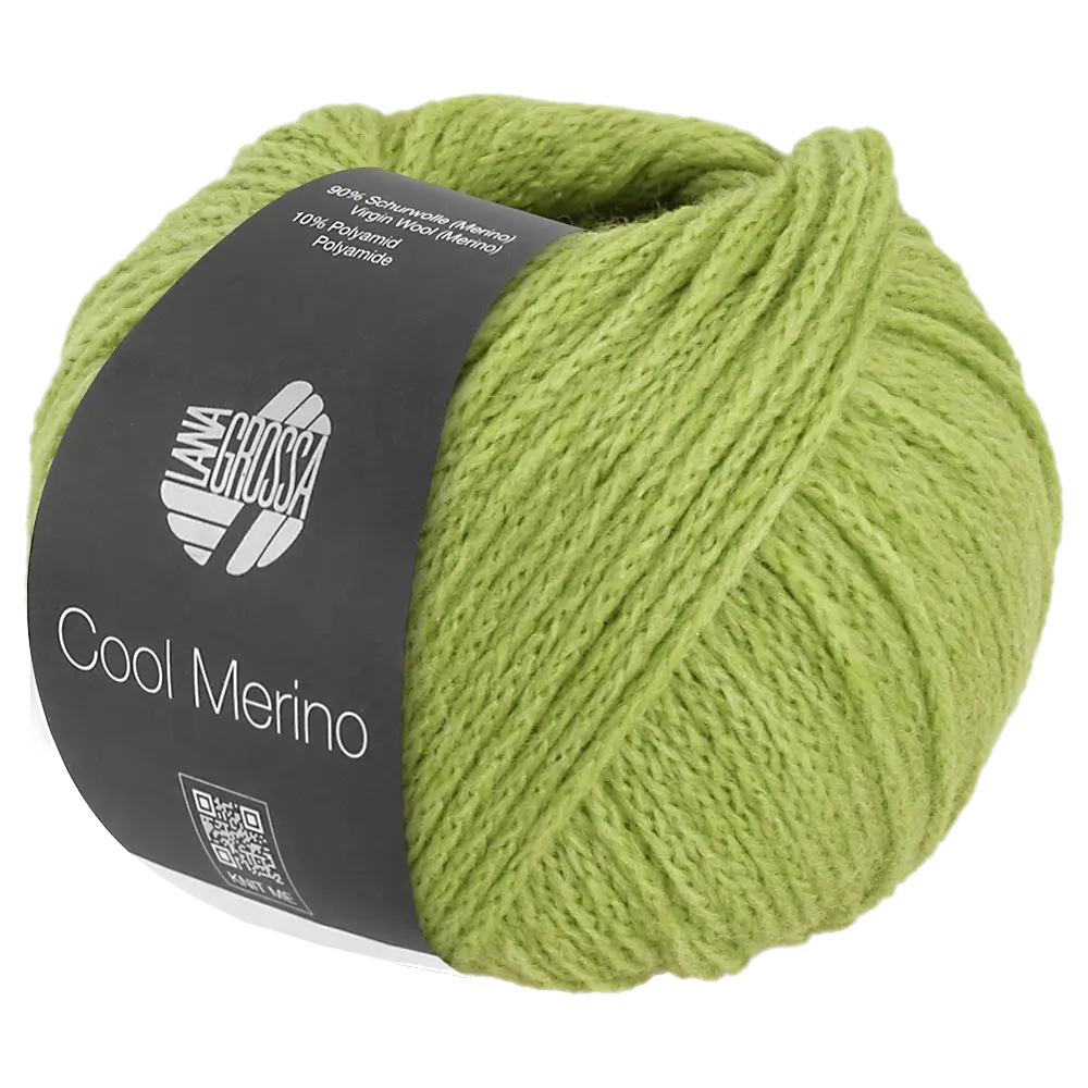 #Farbe_Lana Grossa Cool Merino Uni | 37 Gelbgrün