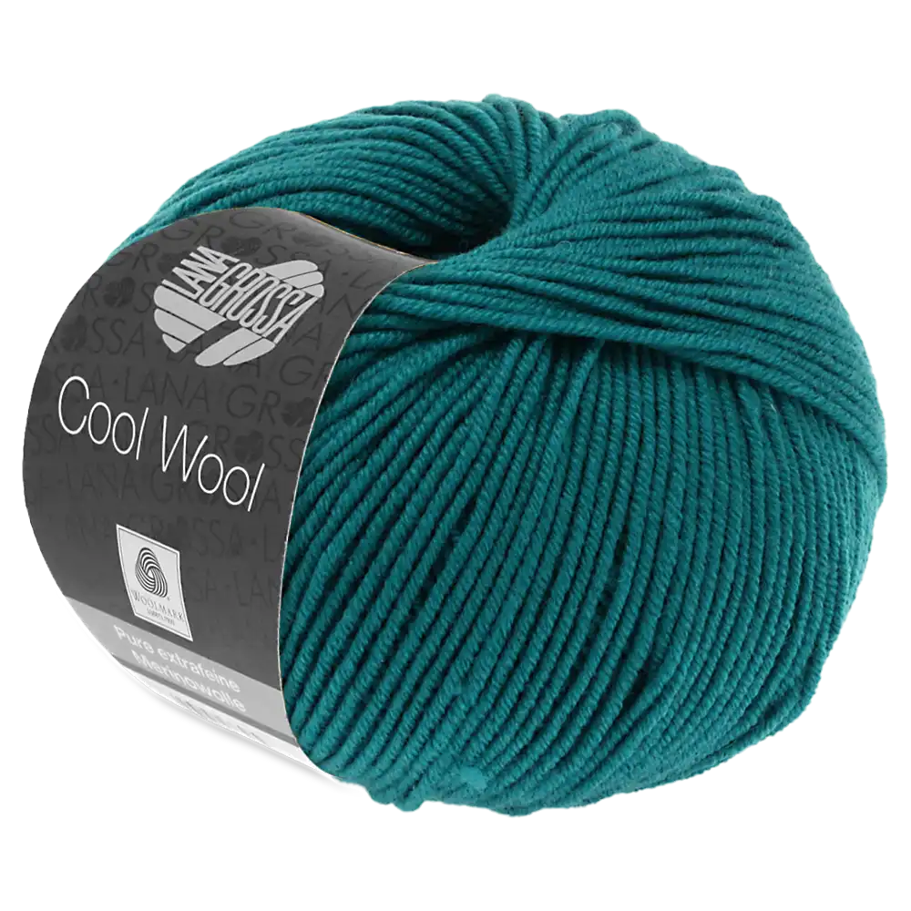 #Farbe_Lana Grossa Cool Wool | 2015 Petrolgrün
