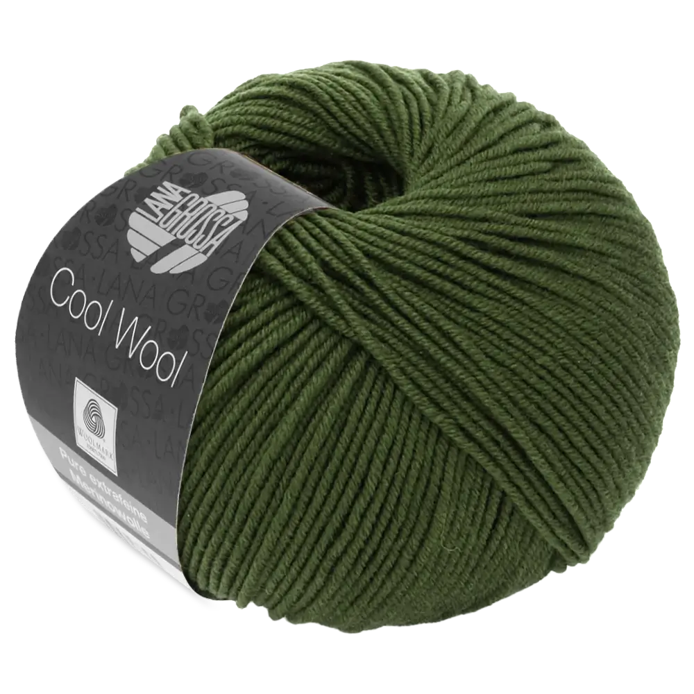 #Farbe_Lana Grossa Cool Wool | 2042 Dunkeloliv