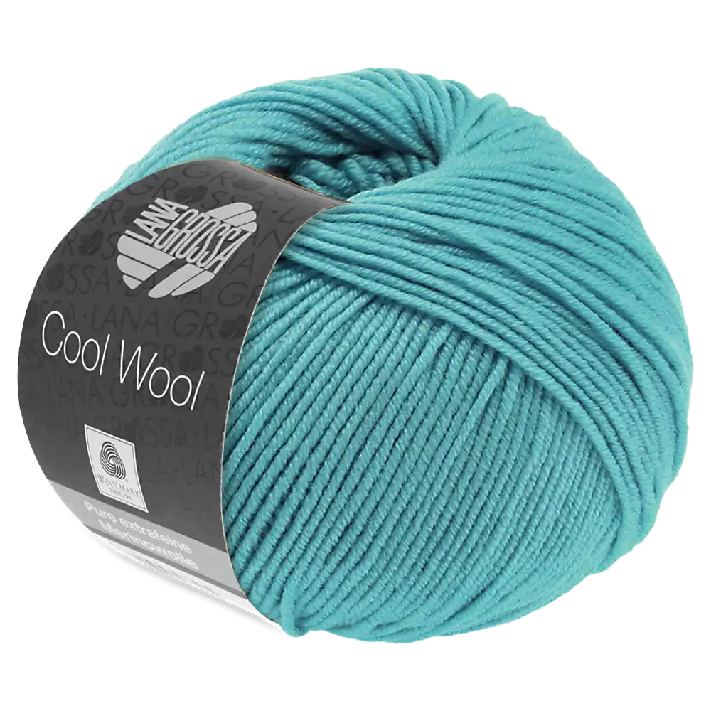 #Farbe_Lana Grossa Cool Wool | 2048 Mintblau