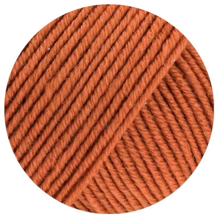 #Farbe_Lana Grossa Cool Wool | 2116 Orangebraun