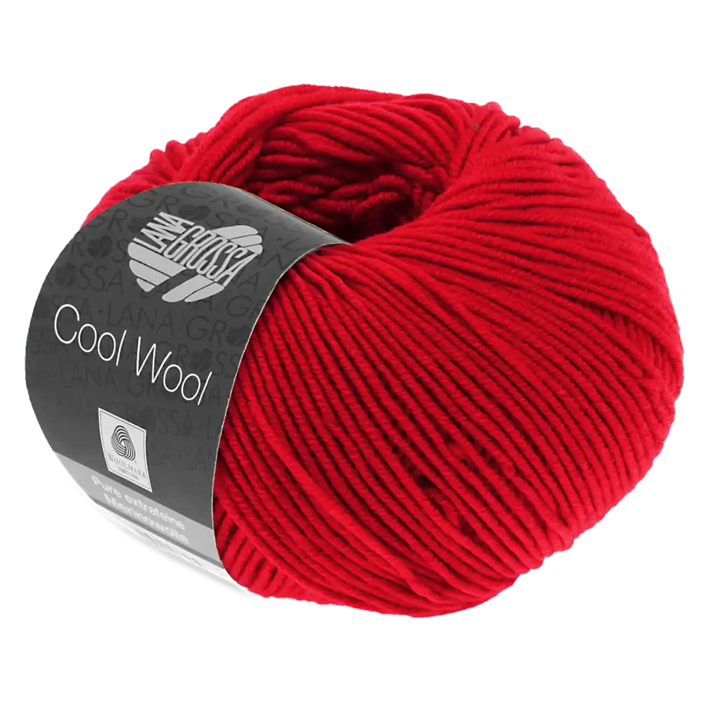 #Farbe_Lana Grossa Cool Wool | 417 Leuchtendrot