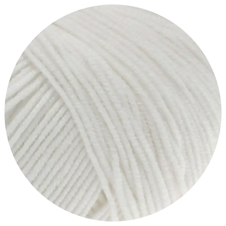 #Farbe_Lana Grossa Cool Wool | 431 Weiß
