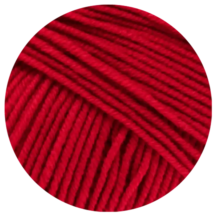 #Farbe_Lana Grossa Cool Wool | 437 Karminrot