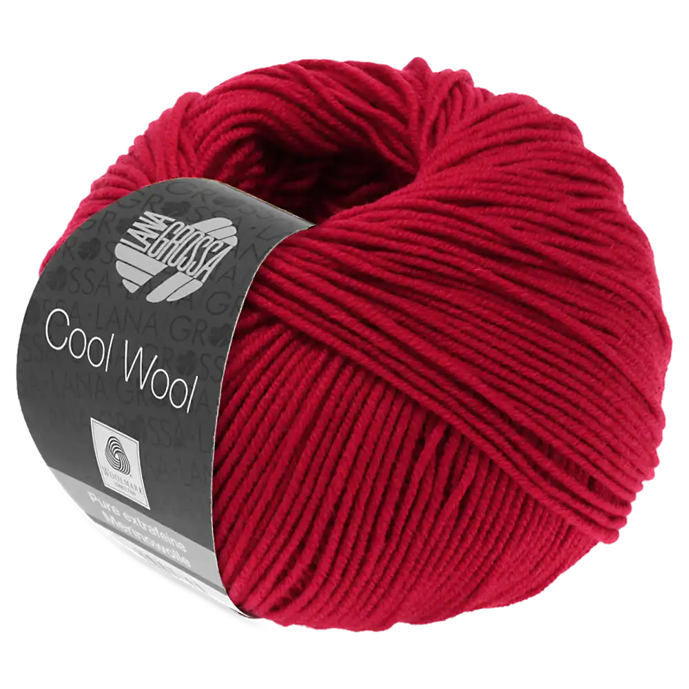#Farbe_Lana Grossa Cool Wool | 437 Karminrot