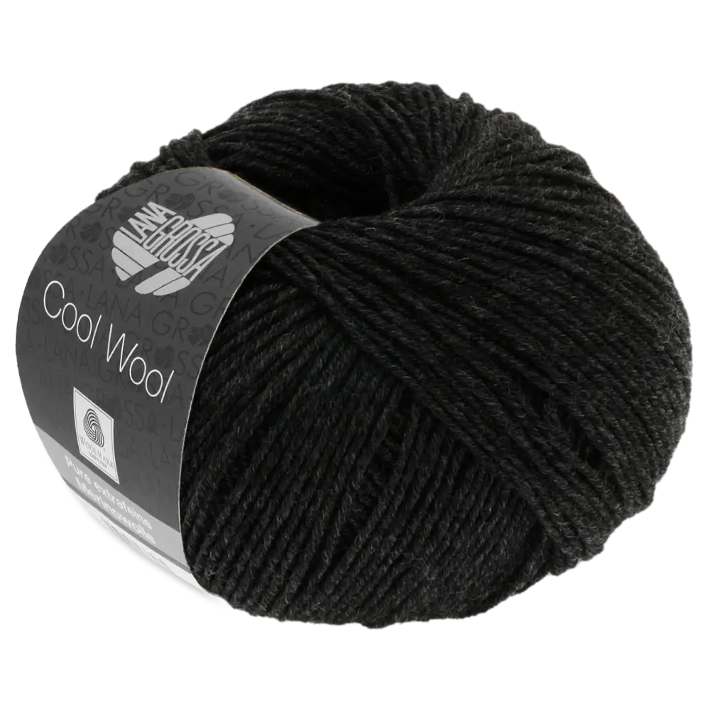 #Farbe_Lana Grossa Cool Wool | 444 Anthrazit