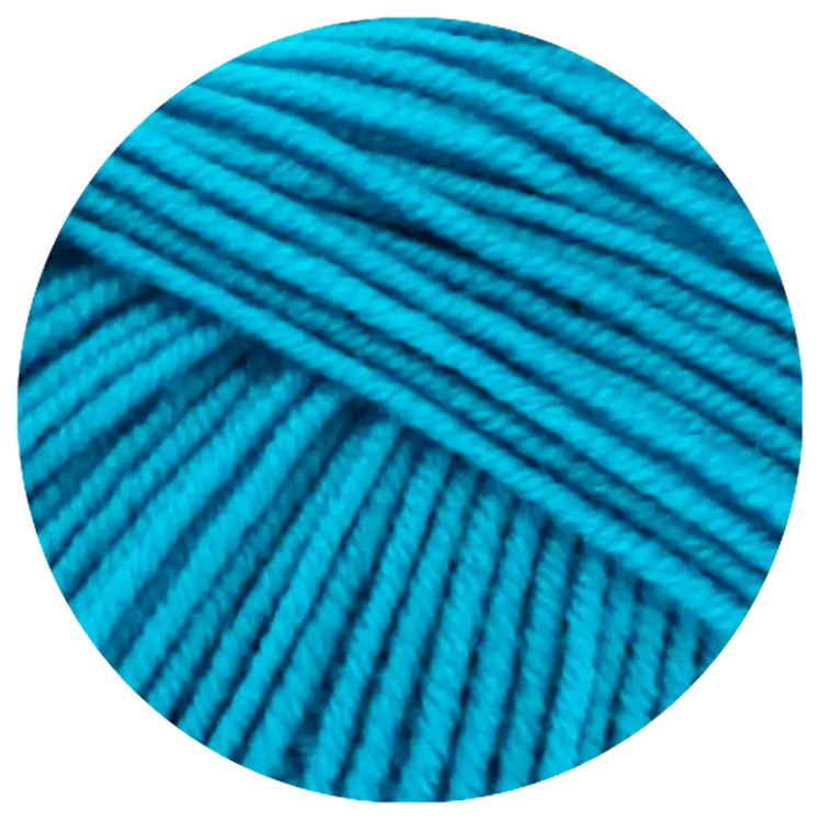 #Farbe_Lana Grossa Cool Wool | 502 Türkisblau
