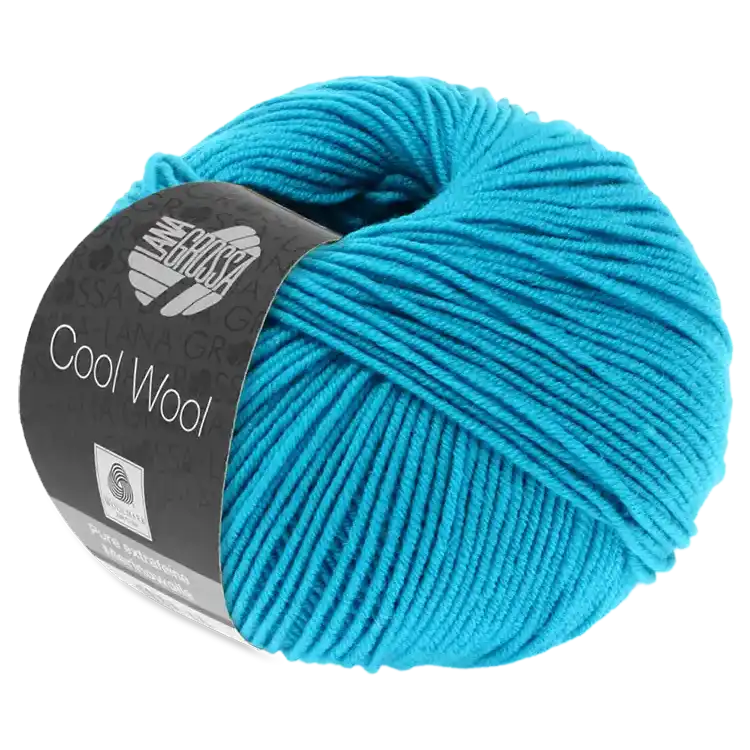 #Farbe_Lana Grossa Cool Wool | 502 Türkisblau