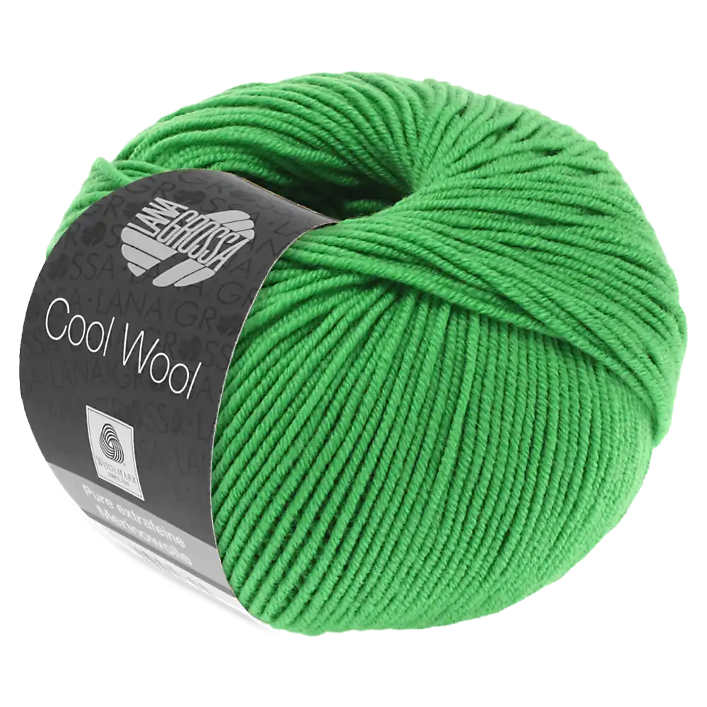 #Farbe_Lana Grossa Cool Wool | 504 Apfelgrün