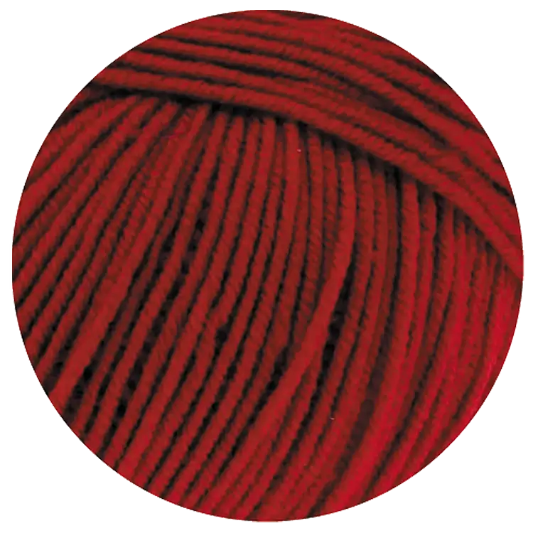 #Farbe_Lana Grossa Cool Wool | 514 Dunkelrot