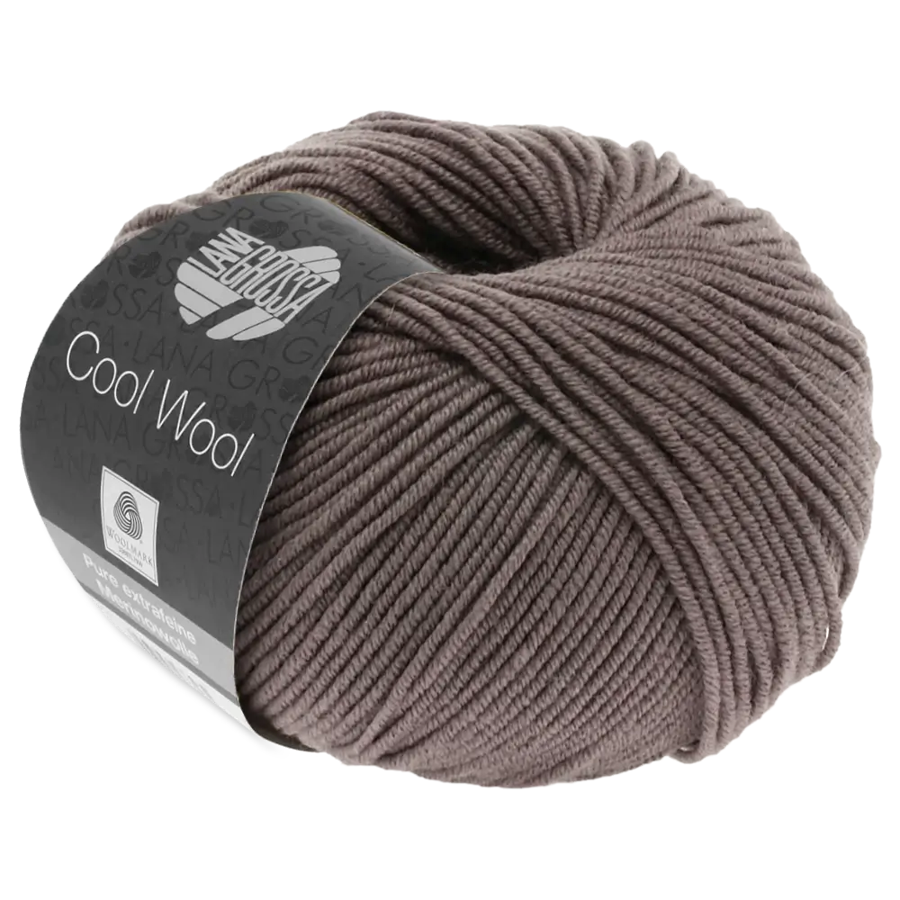 #Farbe_Lana Grossa Cool Wool | 558 Graubraun