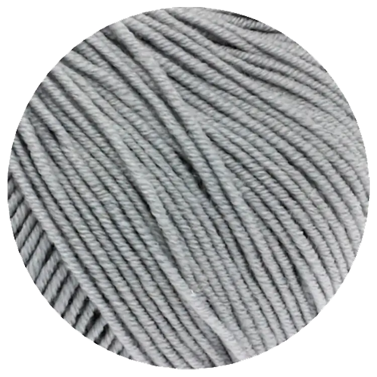 #Farbe_Lana Grossa Cool Wool | 589 Steingrau