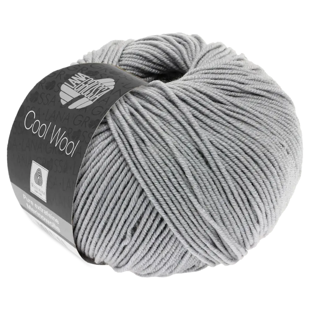 #Farbe_Lana Grossa Cool Wool | 589 Steingrau