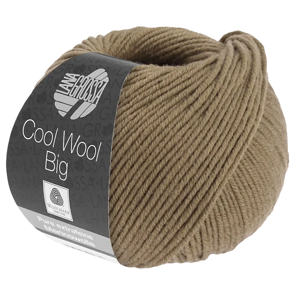 #Farbe_Lana Grossa Cool Wool Big | 1011 Graubraun