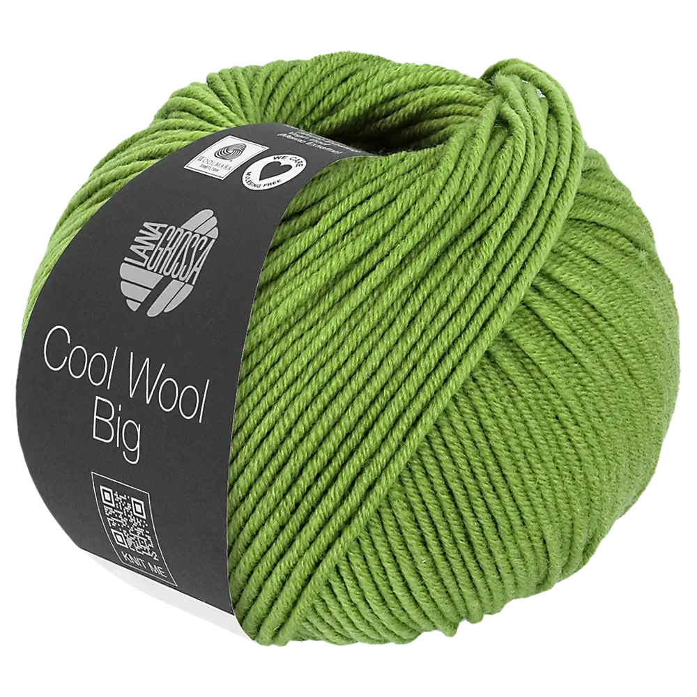 #Farbe_Lana Grossa Cool Wool Big | 1022 Kleeblattgrün
