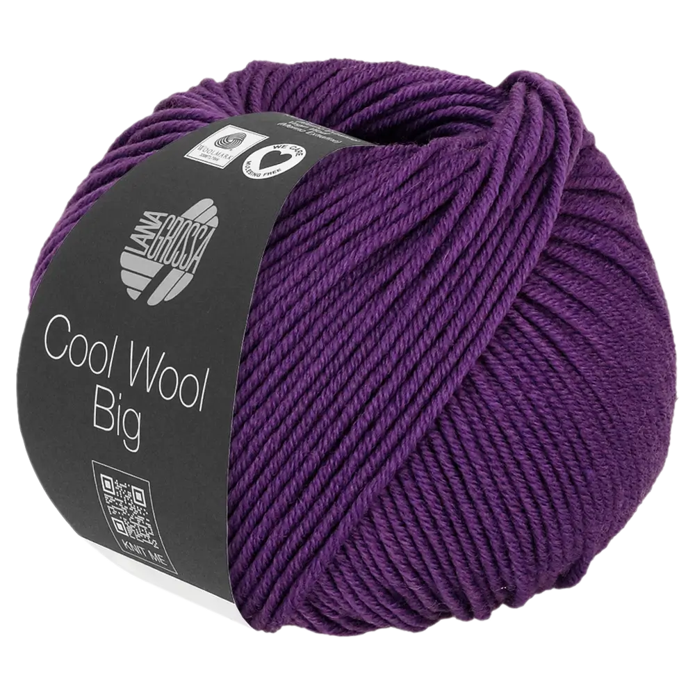 #Farbe_Lana Grossa Cool Wool Big | 1026 Dunkelviolett