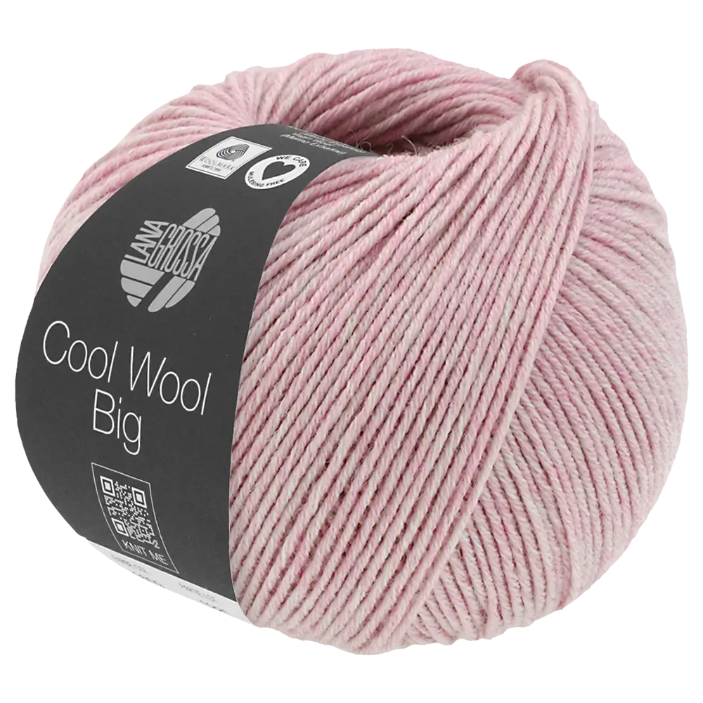 #Farbe_Lana Grossa Cool Wool Big | 1602 Rosa meliert