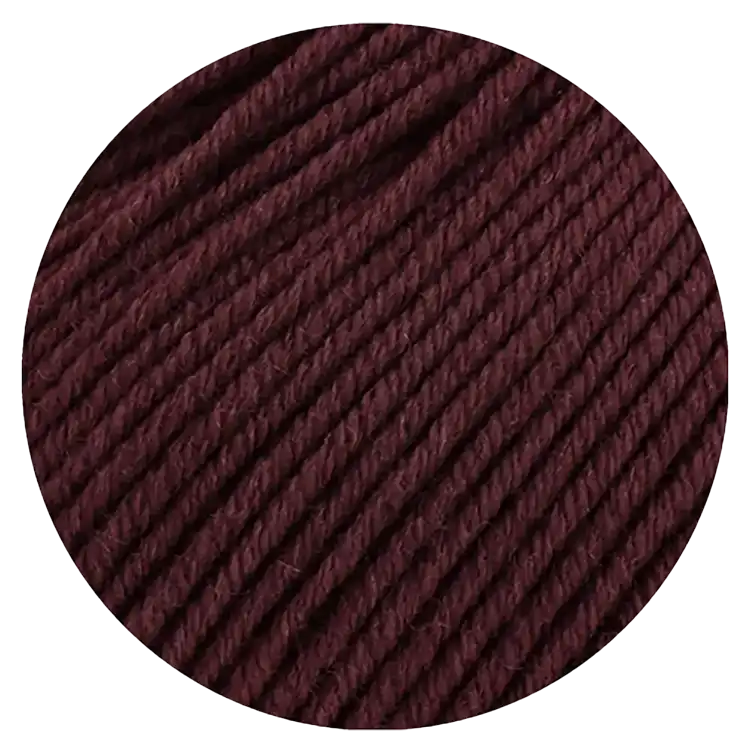 #Farbe_Lana Grossa Cool Wool Big | 1606 Schwarzrot meliert