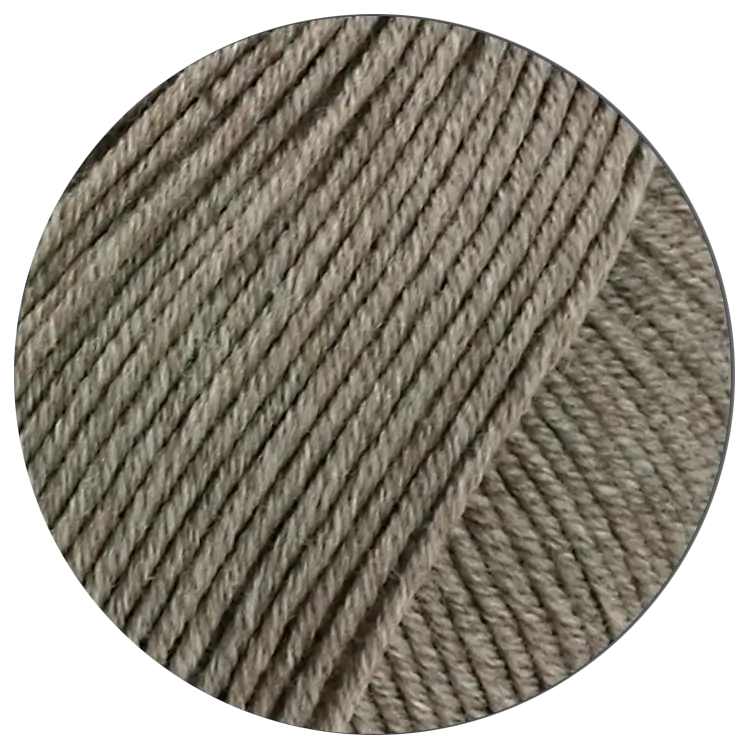 #Farbe_Lana Grossa Cool Wool Big | 1621 Graubraun meliert