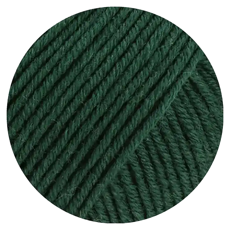 #Farbe_Lana Grossa Cool Wool Big | 1625 Dunkelgrün meliert