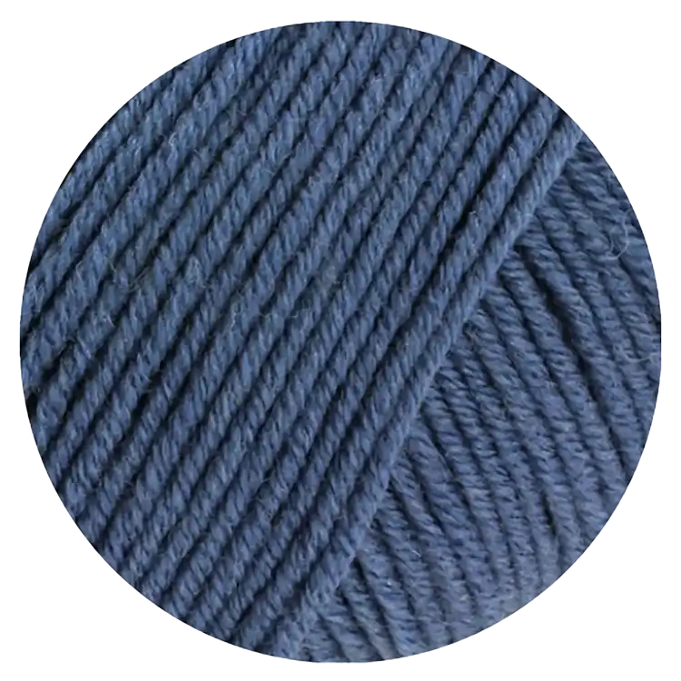 #Farbe_Lana Grossa Cool Wool Big | 1627 Blau meliert