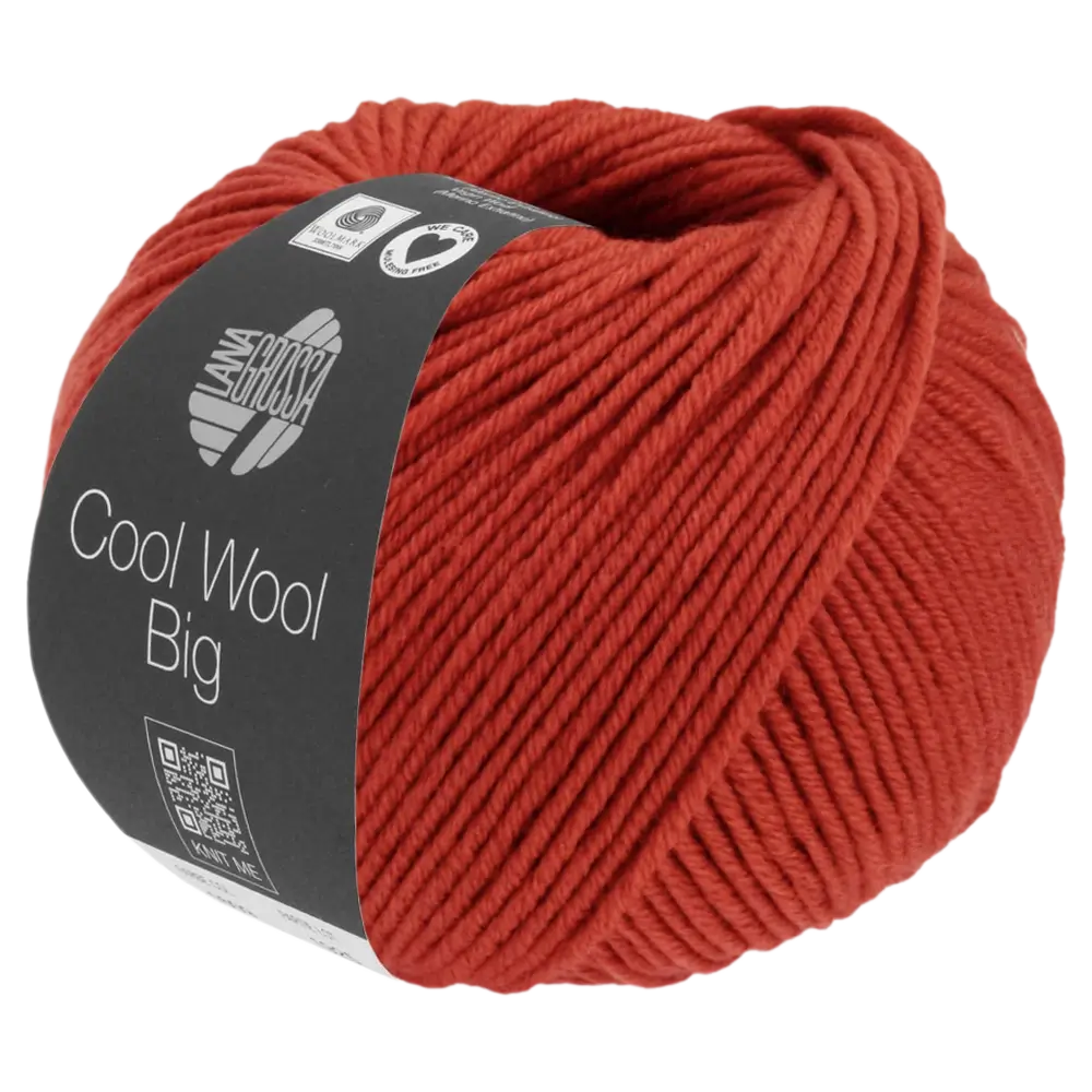 #Farbe_Lana Grossa Cool Wool Big | 1628 Rot meliert