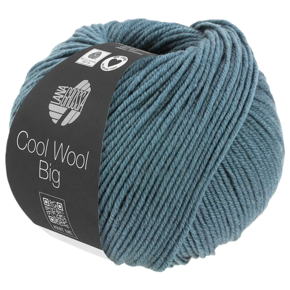 #Farbe_Lana Grossa Cool Wool Big | 1633 Taubenblau meliert