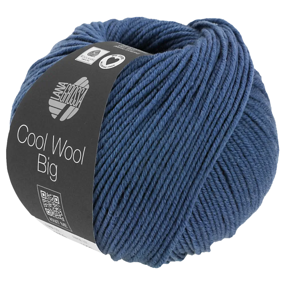 #Farbe_Lana Grossa Cool Wool Big | 1655 Dunkelblau meliert