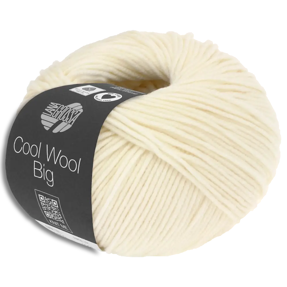 #Farbe_Lana Grossa Cool Wool Big | 601 Rohweiß
