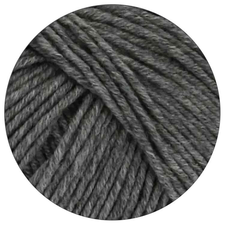 #Farbe_Lana Grossa Cool Wool Big | 617 Dunkelgrau meliert