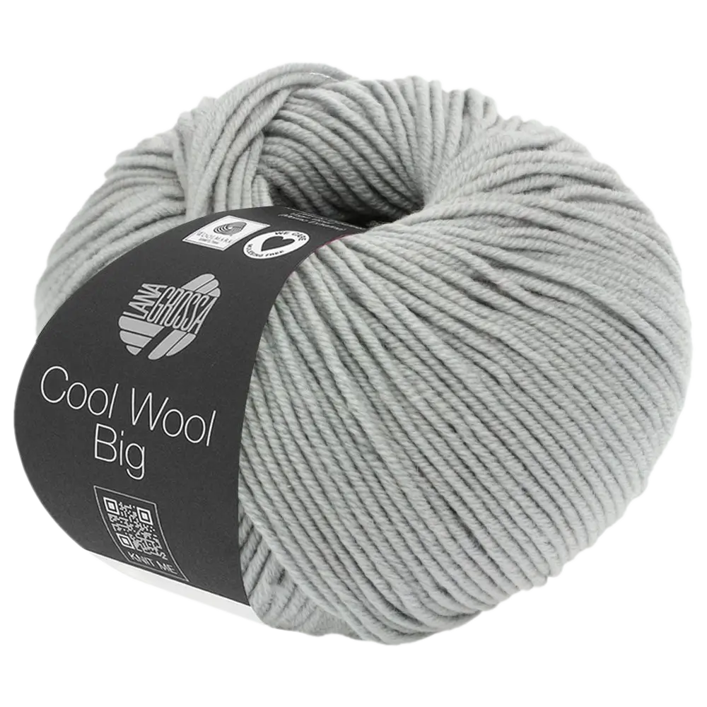 #Farbe_Lana Grossa Cool Wool Big | 928 Mittelgrau
