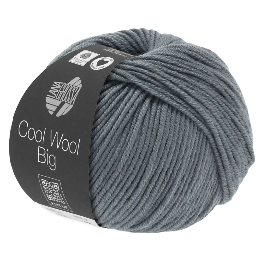 #Farbe_Lana Grossa Cool Wool Big | 981 Stahlgrau