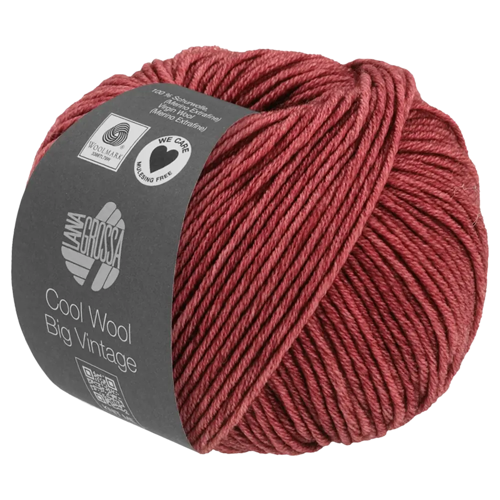 #Farbe_Lana Grossa Cool Wool Big Vintage | 7164 Burgund