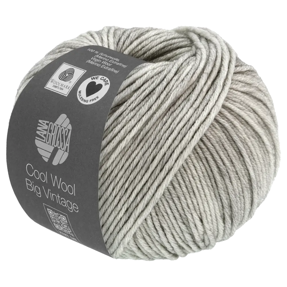 #Farbe_Lana Grossa Cool Wool Big Vintage | 7169 Hellgrau