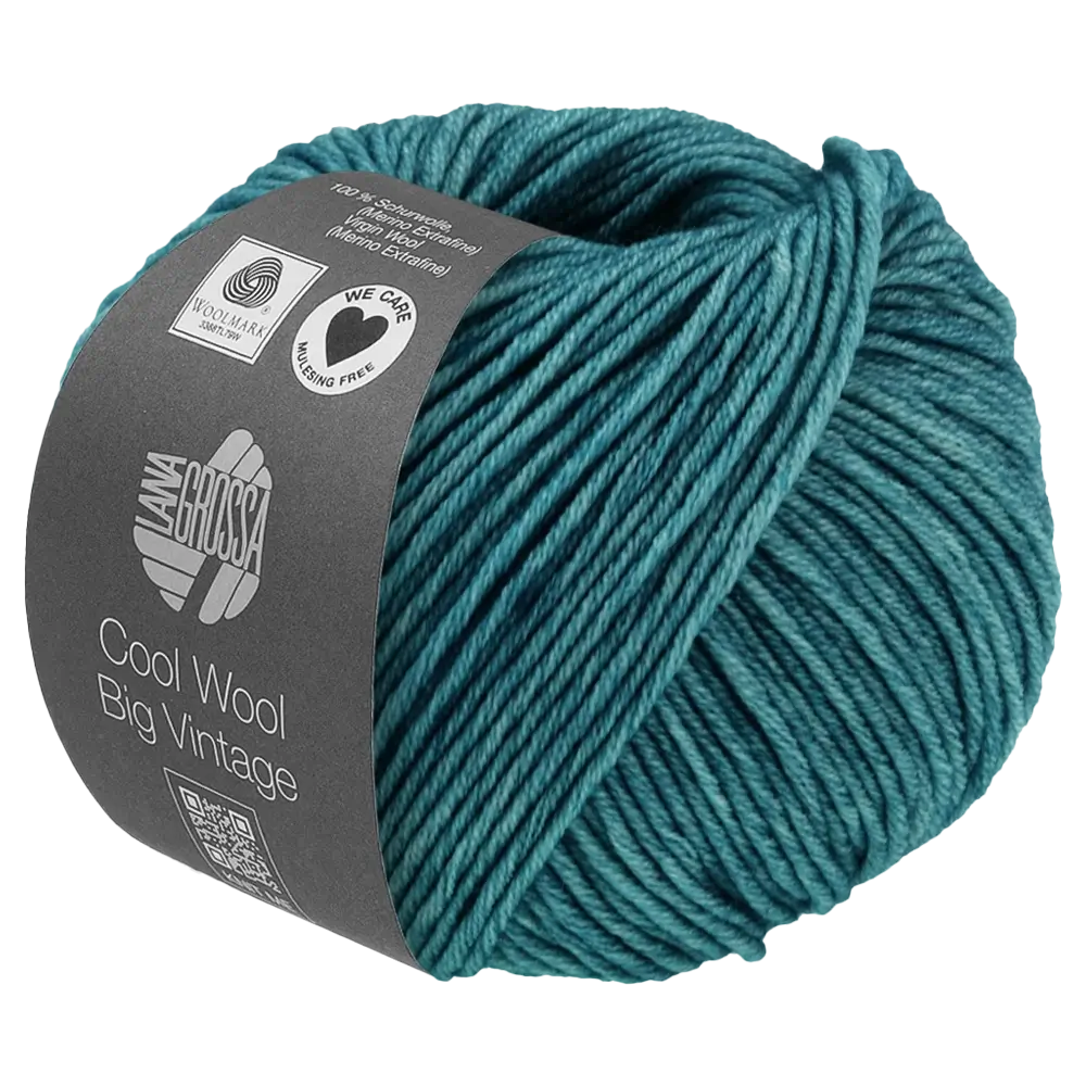 #Farbe_Lana Grossa Cool Wool Big Vintage | 7179 Petrol