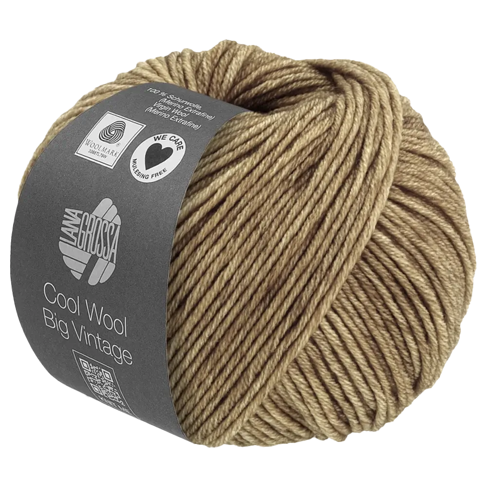 #Farbe_Lana Grossa Cool Wool Big Vintage | 7182 Sandbeige