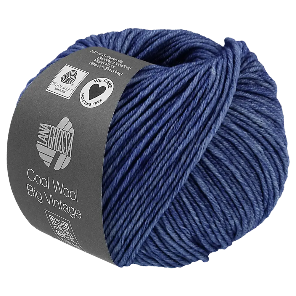 #Farbe_Lana Grossa Cool Wool Big Vintage | 7190 Kornblume