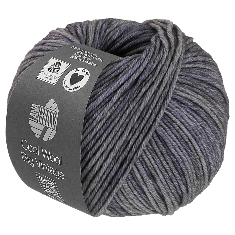 #Farbe_Lana Grossa Cool Wool Big Vintage | 7191 Dunkelgrau