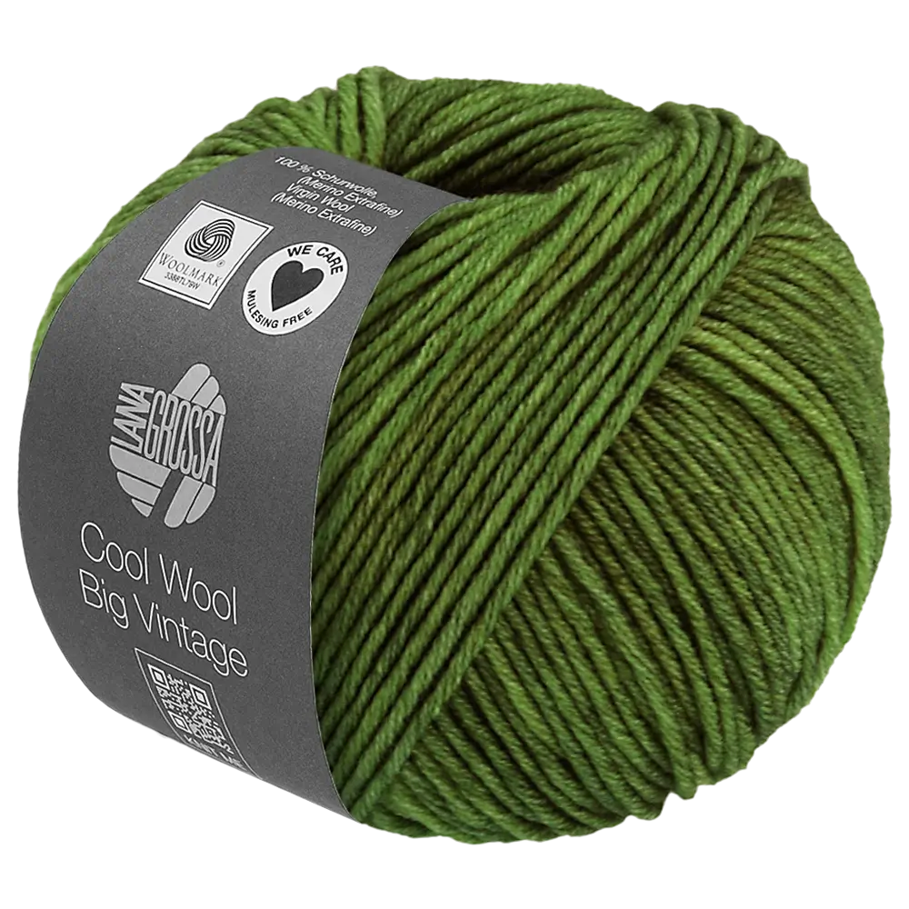#Farbe_Lana Grossa Cool Wool Big Vintage | 7192 Grasgrün