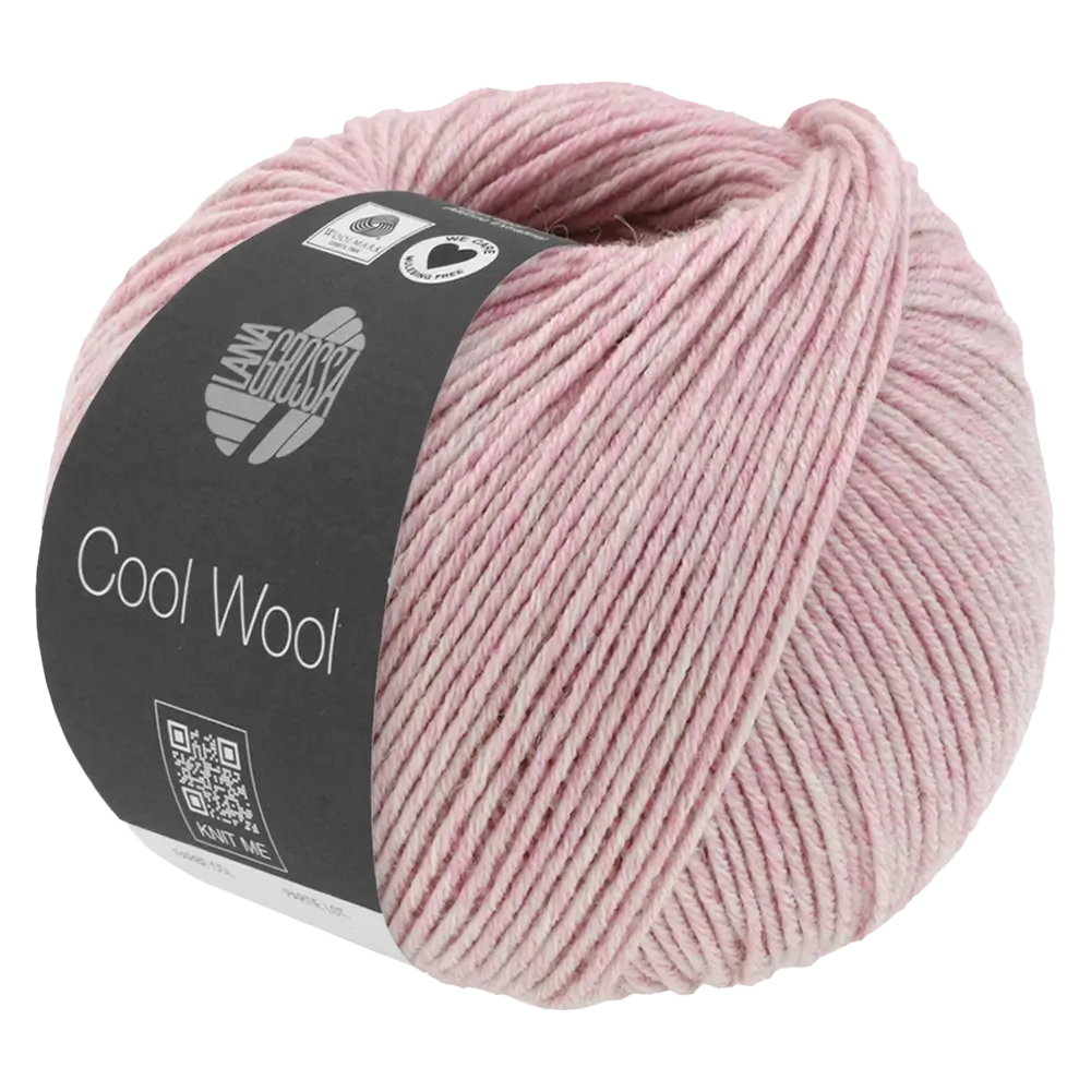#Farbe_Lana Grossa Cool Wool Mélange | 1401 Rosa meliert