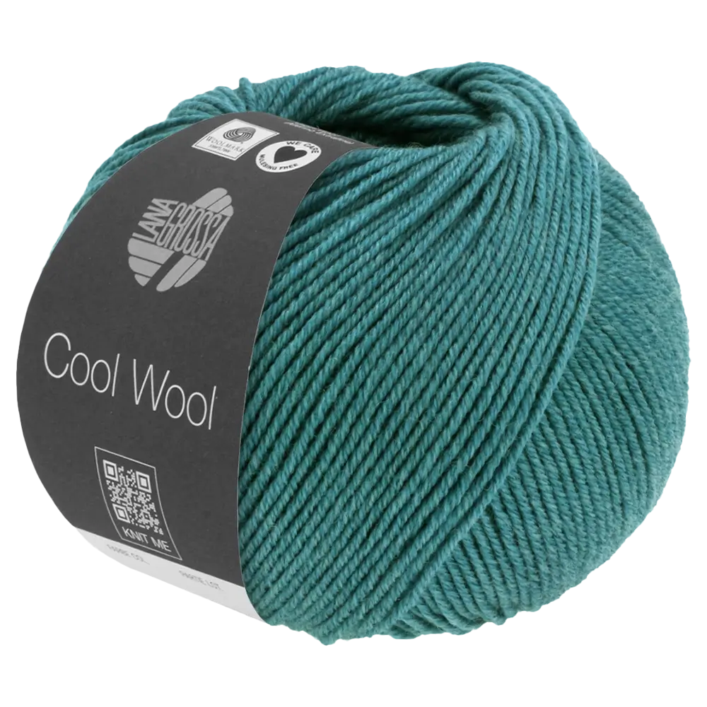 #Farbe_Lana Grossa Cool Wool Mélange | 1410 Petrol meliert