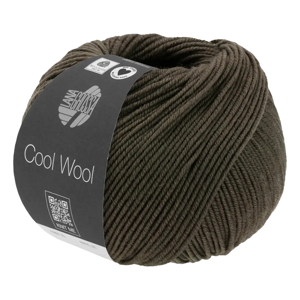 #Farbe_Lana Grossa Cool Wool Mélange | 1429 Dunkeloliv meliert