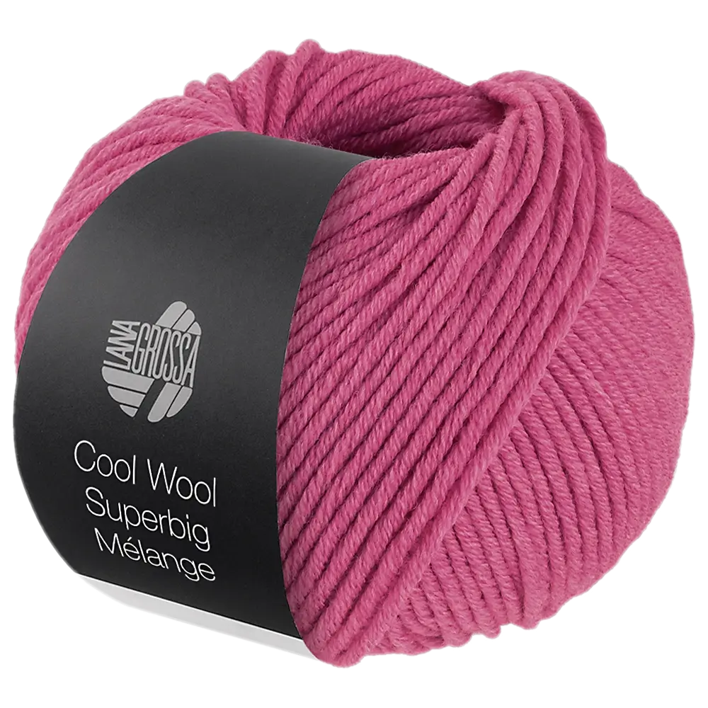 #Farbe_Lana Grossa Cool Wool Superbig Mélange | 202 Pink meliert