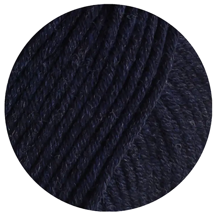 #Farbe_Lana Grossa Cool Wool Superbig Mélange | 209 Nachtblau meliert