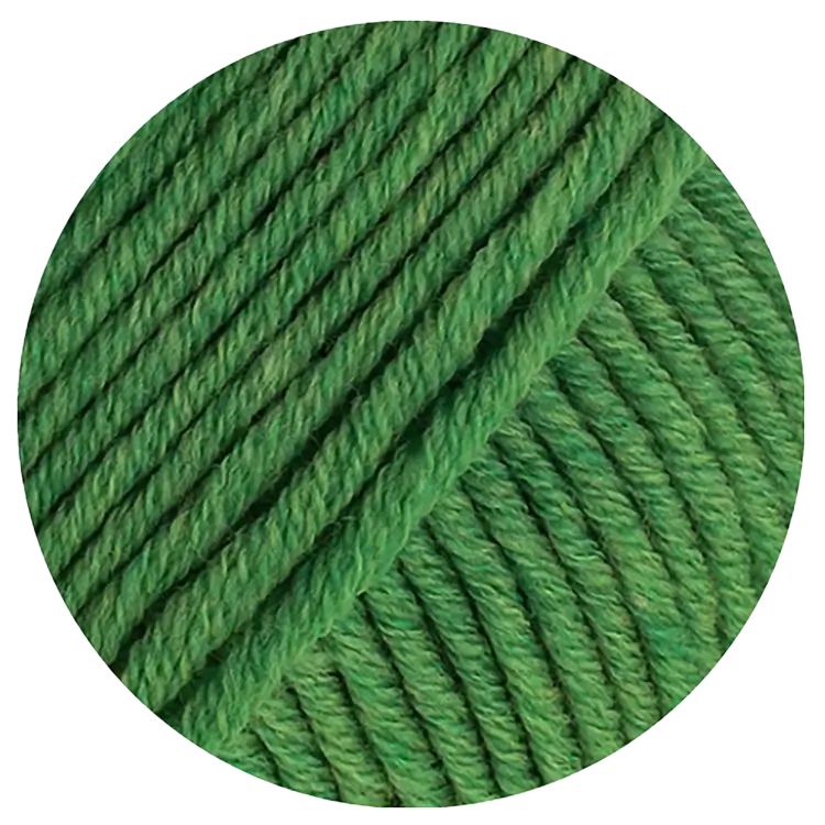 #Farbe_Lana Grossa Cool Wool Superbig Mélange | 211 Grün meliert