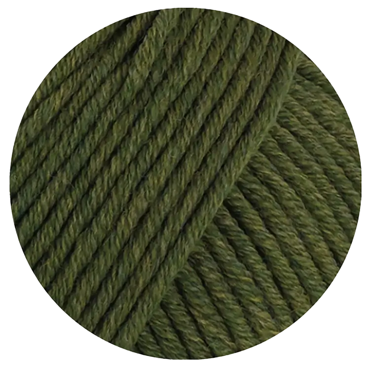#Farbe_Lana Grossa Cool Wool Superbig Mélange | 212 Oliv meliert