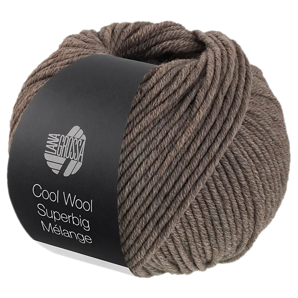 #Farbe_Lana Grossa Cool Wool Superbig Mélange | 213 Taupe meliert