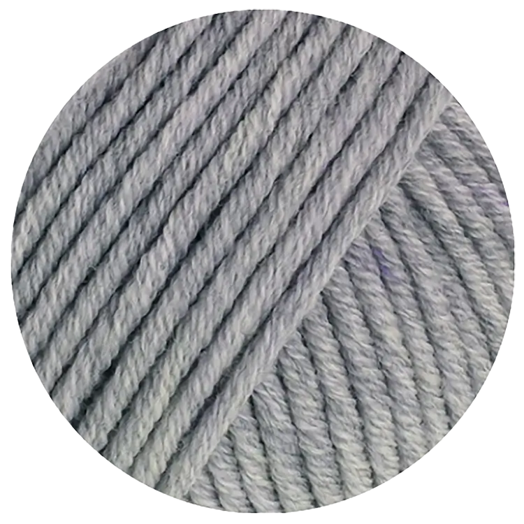 #Farbe_Lana Grossa Cool Wool Superbig Mélange | 216 Hellgrau meliert