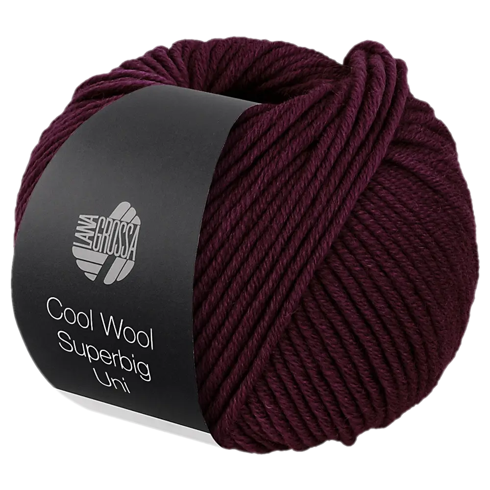 #Farbe_Lana Grossa Cool Wool Superbig Uni | 07 Burgund