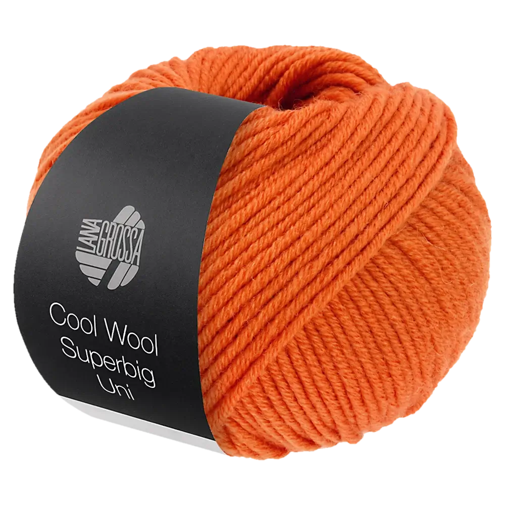 #Farbe_Lana Grossa Cool Wool Superbig Uni | 10 Orange